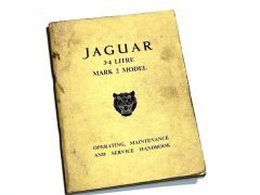 Jaguar 3.4 MK2 Good used operations manual
